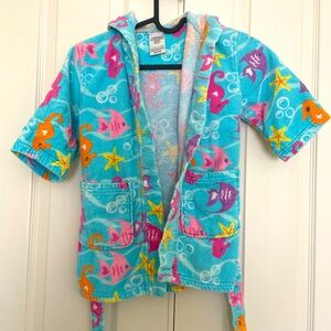 Kids swim bath robe